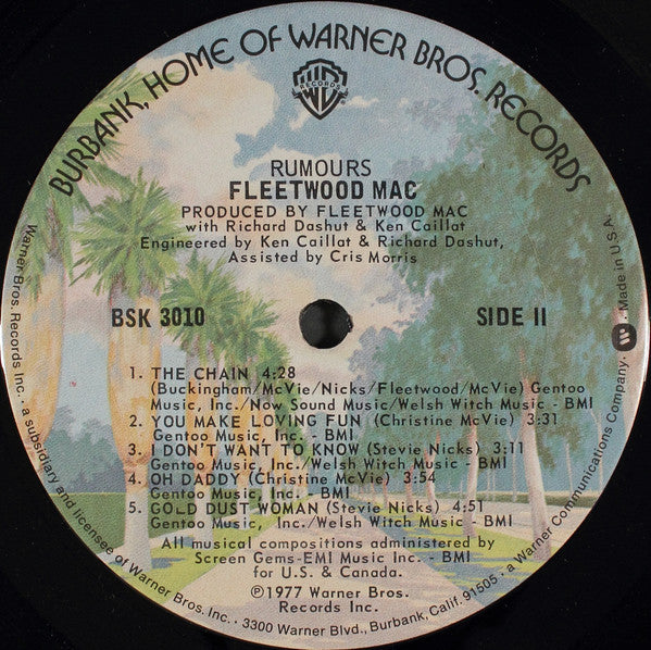 Fleetwood Mac : Rumours (LP, Album, San)