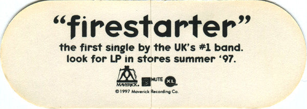 The Prodigy : Firestarter / Their Law (CD, Single, Promo)