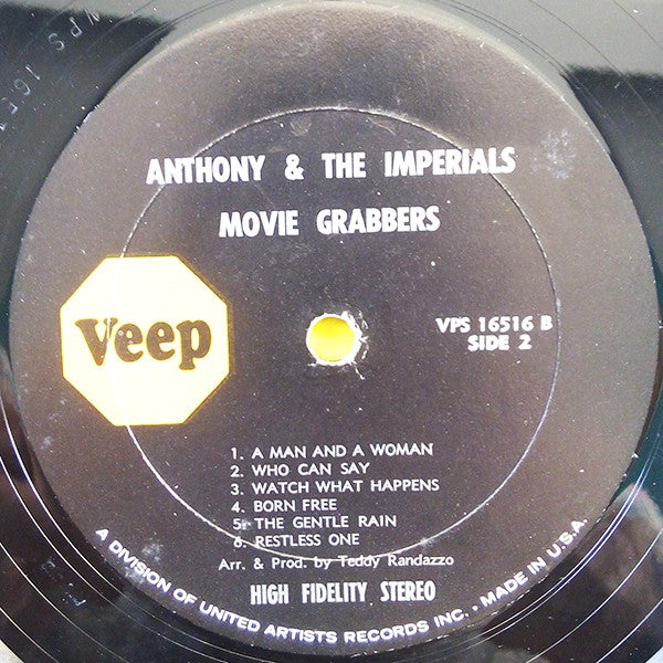 Little Anthony & The Imperials : Movie Grabbers (LP, Album)