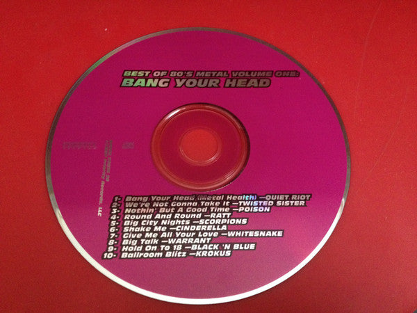 Various : Best Of 80's Metal Volume One: Bang Your Head (CD, Album, Comp)