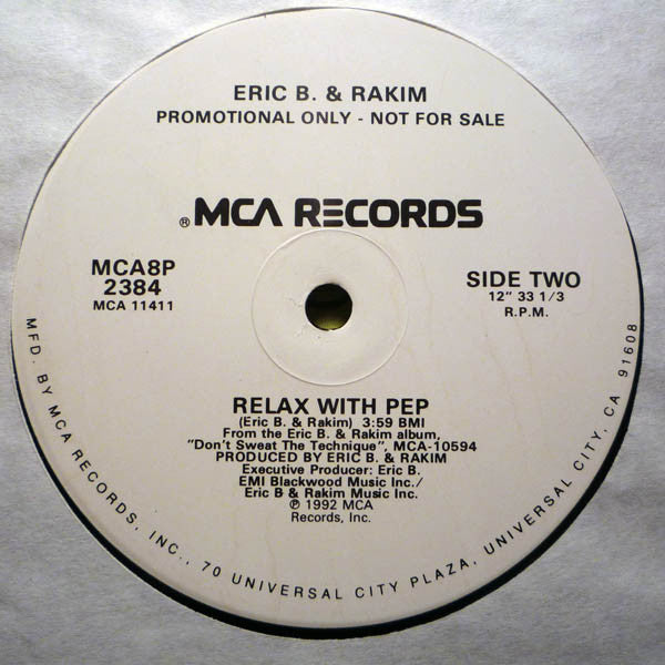 Eric B. & Rakim : Casualties Of War (12", Promo)
