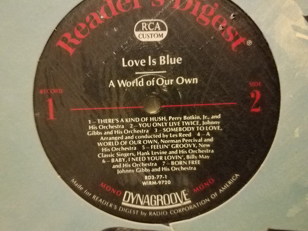Various : Love Is Blue, Music In A Mellow Mood (4xLP, Album, Comp + Box)