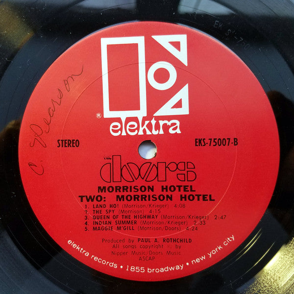 The Doors : Morrison Hotel (LP, Album, Gat)