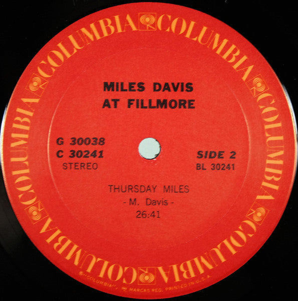 Miles Davis : Miles Davis At Fillmore (2xLP, Album, Ter)