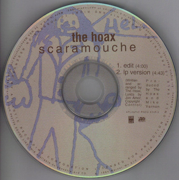 The Hoax : Scaramouche (CD, Single, Promo)