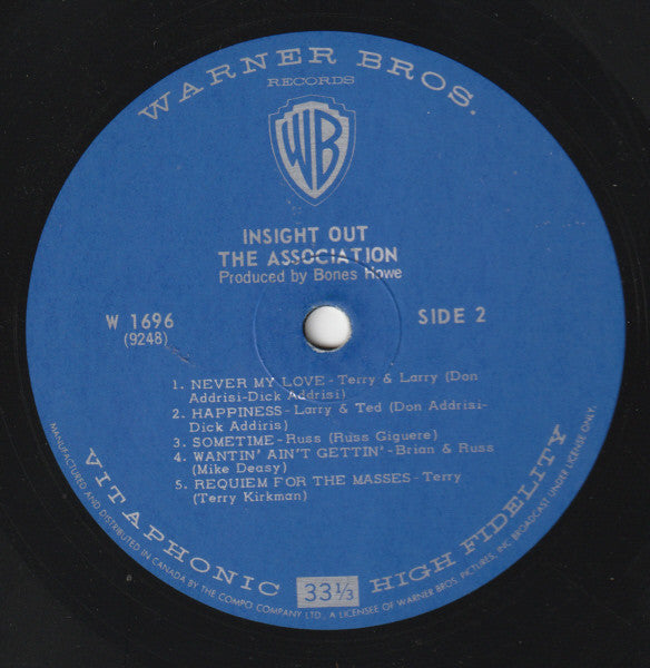 The Association (2) : Insight Out (LP, Album, Mono)