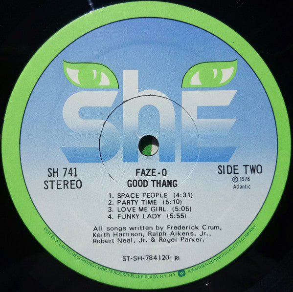 Faze-O : Good Thang (LP, Album, RI)