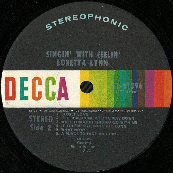 Loretta Lynn : Singin' With Feelin' (LP, Club)