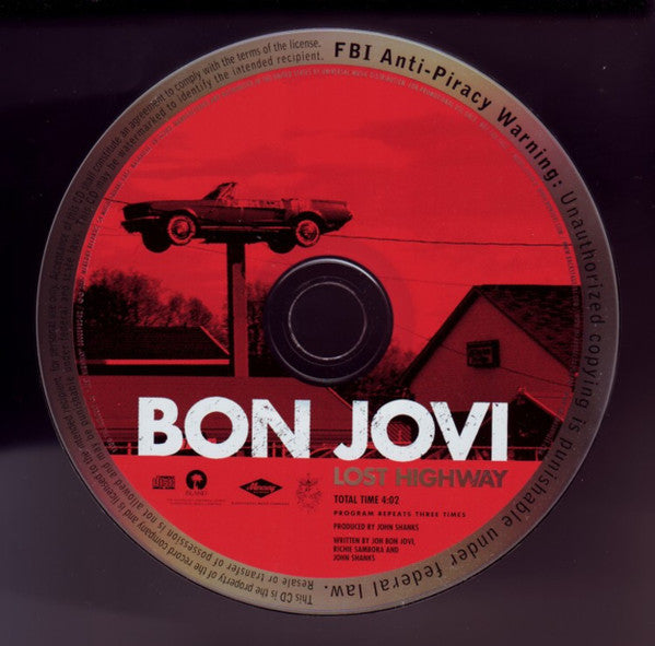 Bon Jovi : Lost Highway (CD, Single, Promo, Pic)
