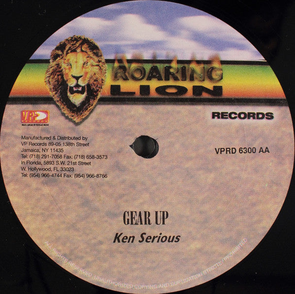 Buju Banton / Ken Serious : Justice / Gear Up (12")