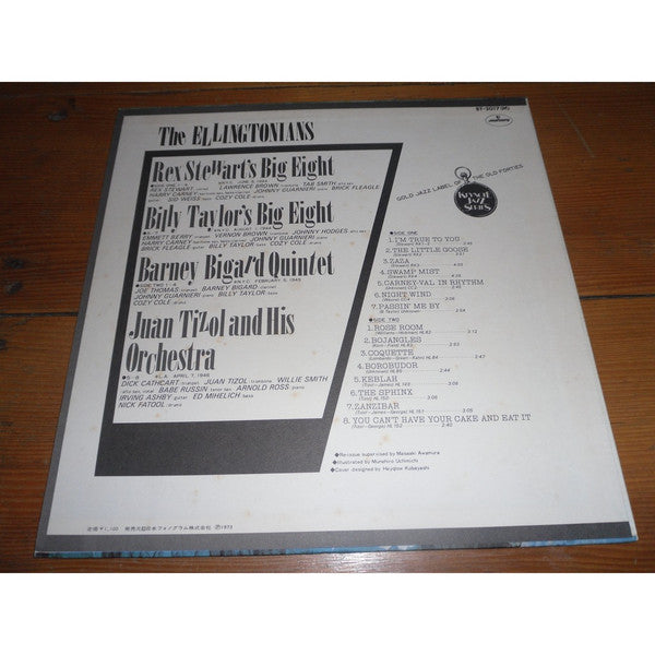 Rex Stewart's Big Eight, Billy Taylor's Big Eight, Barney Bigard Quintet, Juan Tizol & His Orchestra : The Ellingtonians (LP, Comp, Mono)