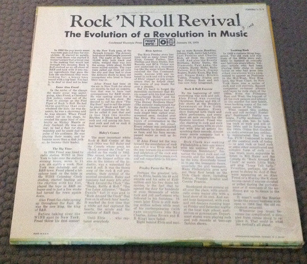 Various : Rock 'N Roll Originals (Original Hits Volume 1) (LP, Album, Comp)