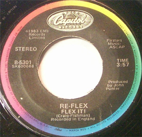 Re-Flex (2) : The Politics Of Dancing (7", Single)