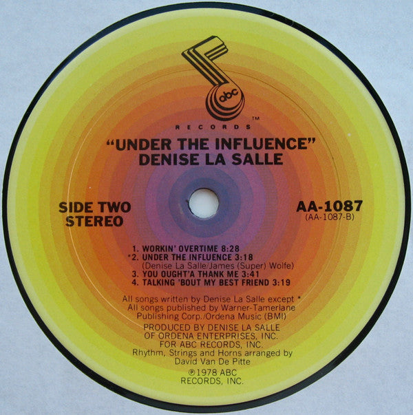 Denise LaSalle : Under The Influence (LP, Album, San)