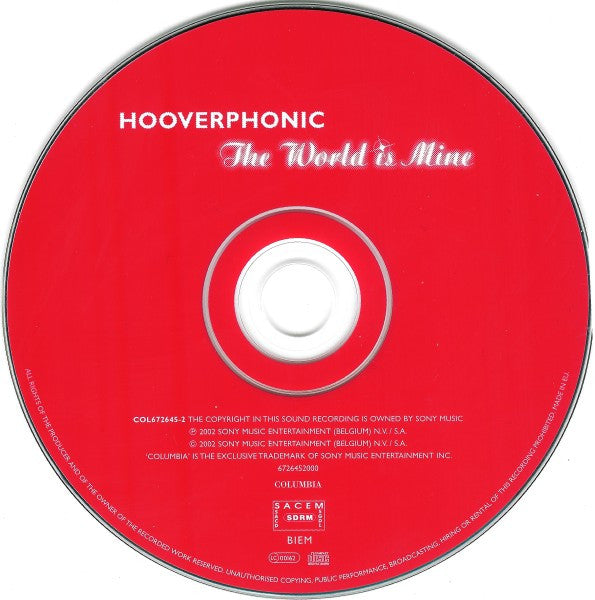 Hooverphonic : The World Is Mine (CD, Maxi)