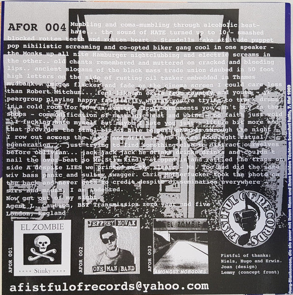Black Time : I Hate The World And The World Hates Me (7", Ltd, Num)