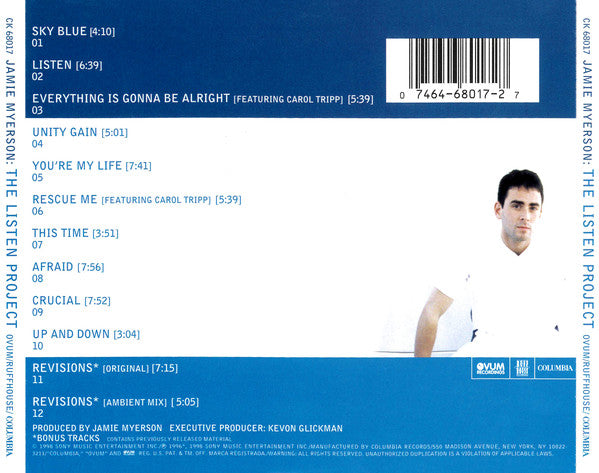 Jamie Myerson : The Listen Project (CD)