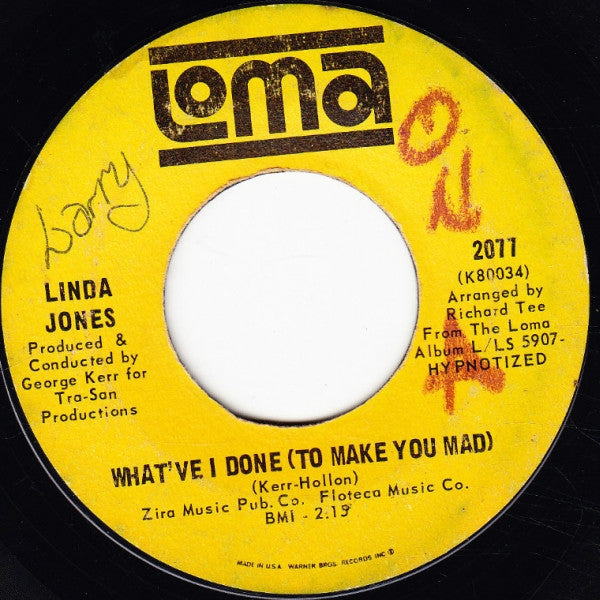 Linda Jones : Make Me Surrender (Baby, Baby Please) / What've I Done (To Make You Mad) (7", Styrene)