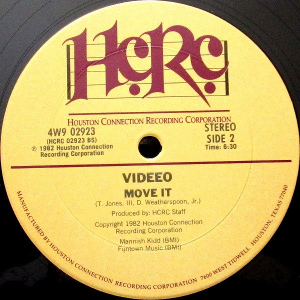 Videeo : Thang (Gimme Some Of That Thang) (12", Single)