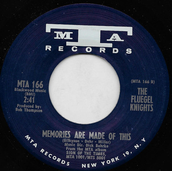 King Richard's Fluegel Knights : One Of Those Songs / Memories Are Made Of This (7", Single)