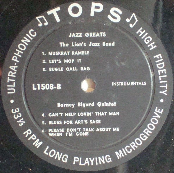 Various : Jazz Greats (LP, Album)