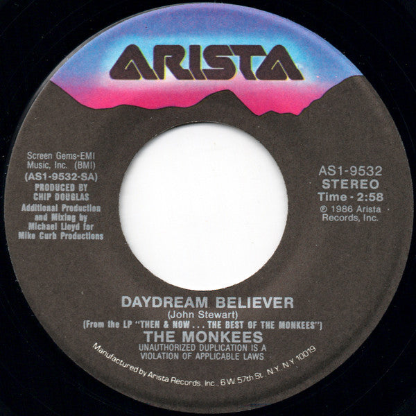 The Monkees : Daydream Believer (7", Ltd, RE, S/Edition)