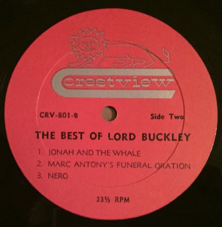Lord Buckley : The Best Of Lord Buckley (LP, Comp, Mono, Scr)