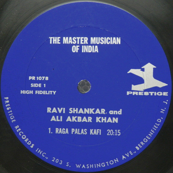 Ravi Shankar And Ali Akbar Khan : The Master Musicians Of India (LP, Mono, Hig)
