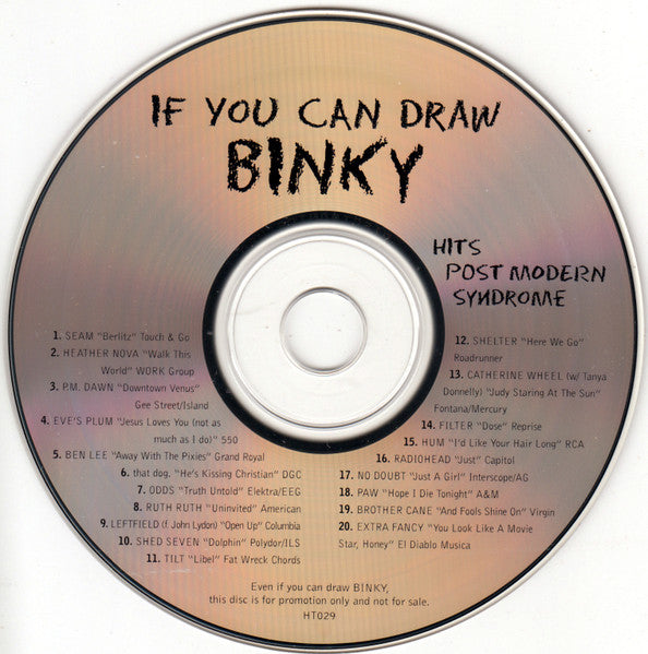 Various : If You Can Draw Binky (CD, Comp, Promo)