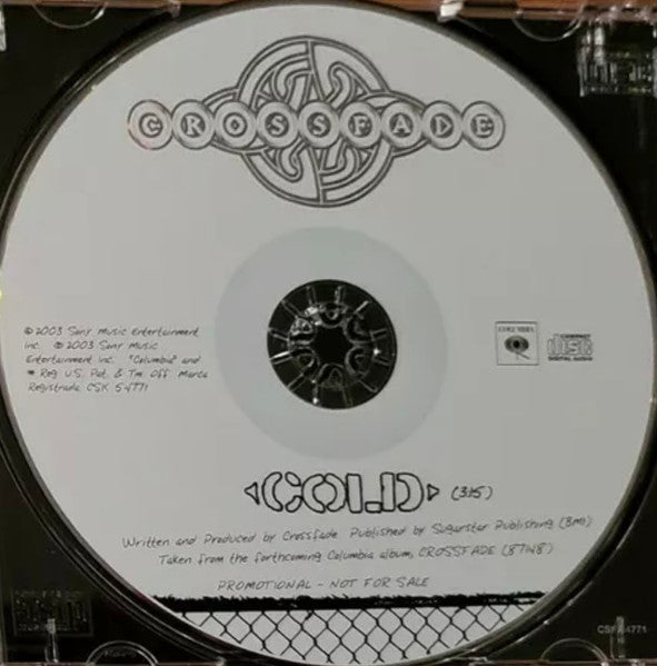 Crossfade (5) : Cold (CD, Single, Promo)