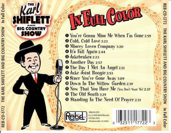 Karl Shiflett & Big Country Show : In Full Color (CD, Album)