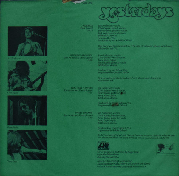 Yes : Yesterdays (LP, Comp)