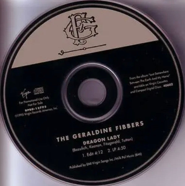 The Geraldine Fibbers : Dragon Lady (CD, Single, Promo)