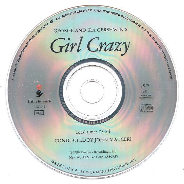 George Gershwin, Ira Gershwin : Girl Crazy (CD, Album)