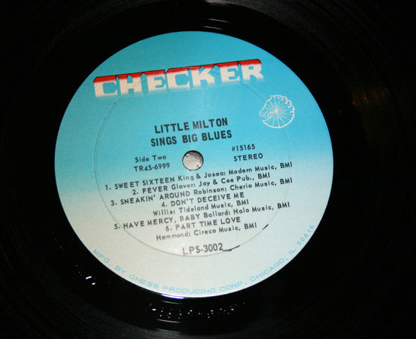 Little Milton : Sings Big Blues (LP, Album, RE)