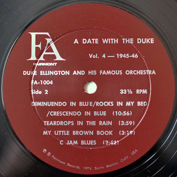 Duke Ellington And His Orchestra : A Date With The Duke Vol.4 1945-46 (LP, Mono)