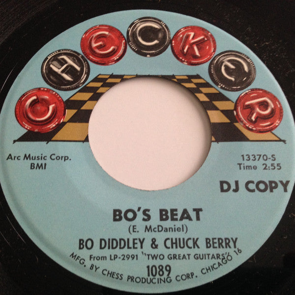 Chuck Berry & Bo Diddley : Chuck's Beat (7", Single, Promo)