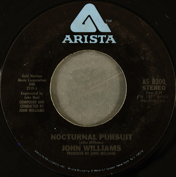 John Williams (4) : Theme From "Close Encounters Of The Third Kind" / Nocturnal Pursuit (7", Single, Styrene, Pit)