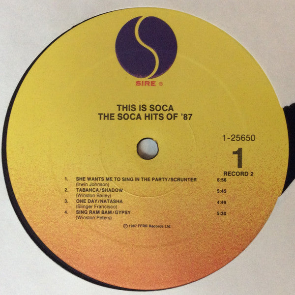 Various : This Is Soca (2xLP, Comp, All)