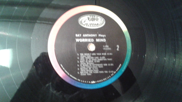 Ray Anthony : Worried Mind (The Soul Of Country Western Blues) (LP, Album, Mono, RP, Los)