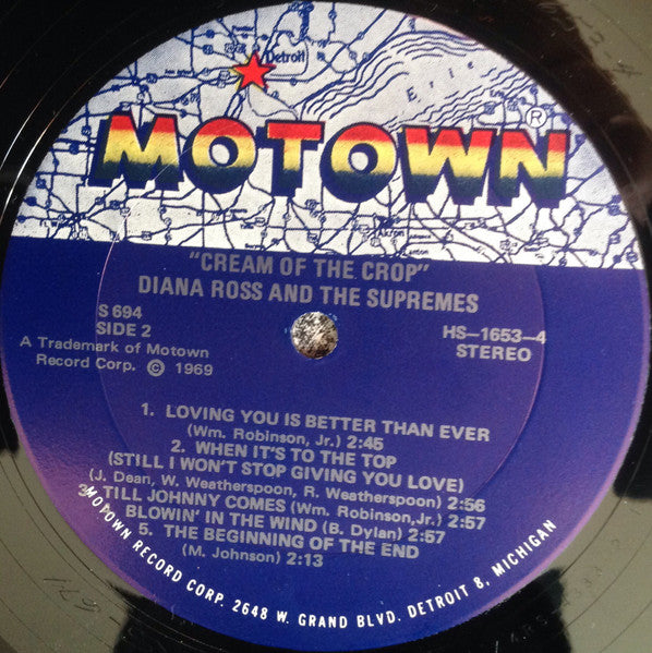Diana Ross & The Supremes* : Cream Of The Crop (LP, Album)