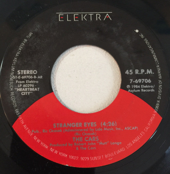 The Cars : Drive (7", Single, Styrene, AR )
