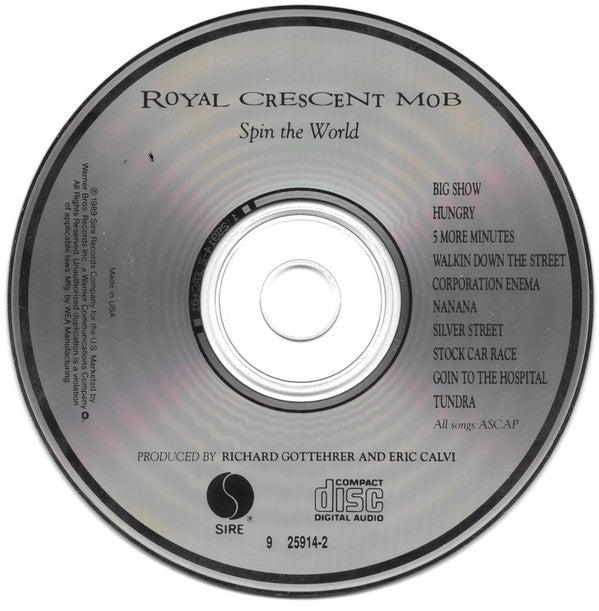 Royal Crescent Mob : Spin The World (CD, Album)