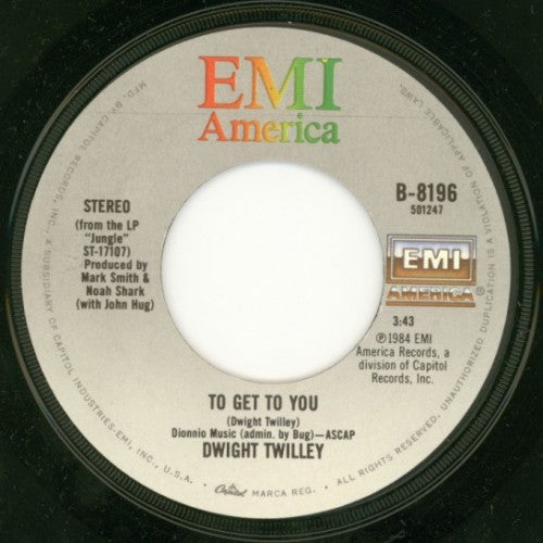 Dwight Twilley : Girls (7", Single)