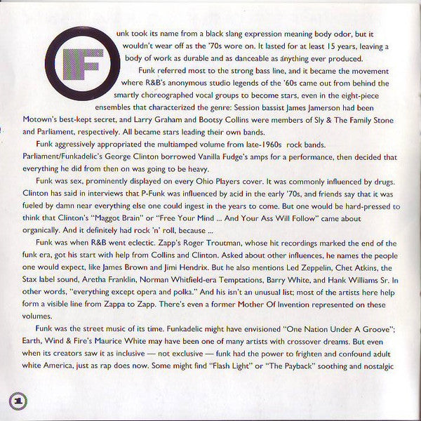 Various : In Yo' Face! The History Of Funk, Vol. 1 (CD, Comp, All)