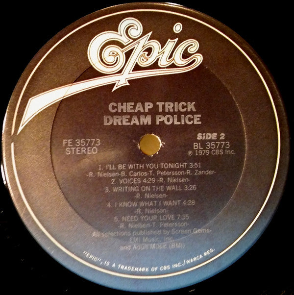 Cheap Trick : Dream Police (LP, Album, Ter)