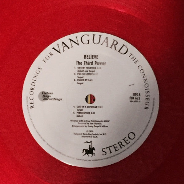 The Third Power : Believe (LP, Album, RSD, RE, Red)