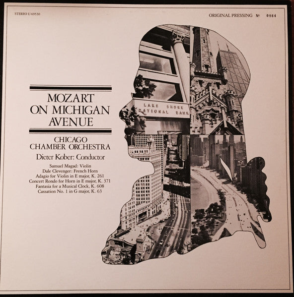 Chicago Chamber Orchestra, Dieter Kober, Samuel Magad, Dale Clevenger : Mozart on Michigan Avenue (LP)