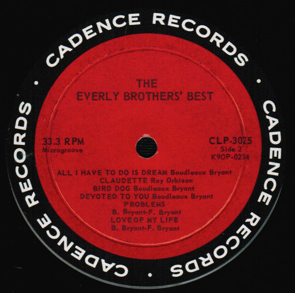 Everly Brothers : The Everly Brothers' Best (LP, Comp, RE)