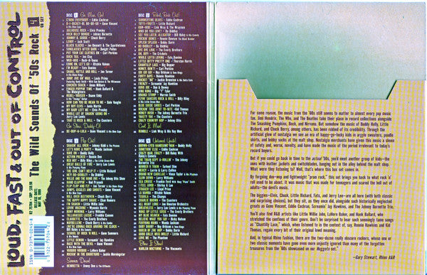 Various : Loud, Fast & Out Of Control: The Wild Sounds Of '50s Rock Sampler (CD, Comp, Promo)